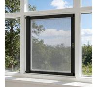 Aeovot Mosquitera Enrollable Lateral Reducible para Ventanas Corredera - A Medida, Red Antimosquitos Ventana, Protección contra Insectos, Resistente Transpirable y Fácil de Limpiar