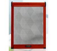 Aeovot Mosquitera Enrollable Vertical Personalizadas para Ventana/Puerta - Marco de Aleación de Aluminio y Malla de Fibra Compuesta de Pet, Red Anti-Insectos Protección contra Mosquitos(F)