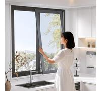 Aeovot Mosquiteras Correderas a Medida para Ventanas con Marco de Aluminio, Red Anti-Insectos/Mosquitos para Ventana Corredera, Mosquitera Ventana Corredera para Salón Balcones Dormitorio(D)