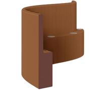 Aeovot Papel Kraft Biombo Separador de Ambientes con Estantes de Almacenamiento, Moderno Plegable Móvil Divisor de Ambientes Separadores Biombos, Separador de Pared Flexible de Papel