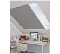 Aeovot Sin Taladrar Cortinas Opacas para Claraboya, Cortina de Oscurecimiento Compatible con Ventana de Techo, Solar Protección Térmica Opacos para Ventanas de Tejado