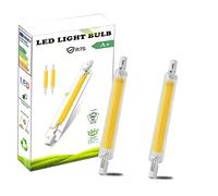 AEPOYU R7s LED 118mm 20W Regulable Bombillas, Blanco Natural 4000K, 2000LM, ángulo de Emisión de 360 °, Equivalente a Lámpara Halógena de 200W 2 piezas [Clase de Eficiencia Energética A]