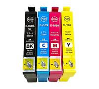 AEPQBGQJ 1 Uds IC4CL69L IC69 ICBK69 PX-045A PX-405A Cartucho de Impresora(ICY69 Yellow)