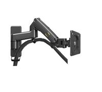 AEPQBGQJ 3-12KG brazo largo 17 "-35" monitor TV pantalla montada en la pared resorte de gas de aluminio presión de aire TV soporte montado en la pared(BLACK)