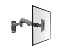 AEPQBGQJ 3-12KG brazo largo 17 "-35" monitor TV pantalla montada en la pared resorte de gas de aluminio presión de aire TV soporte montado en la pared(Matte Charcoal)