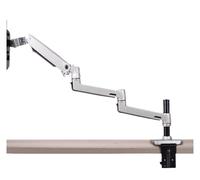 AEPQBGQJ Brazo extralargo de elevación libre y movimiento completo de aluminio, soporte de montaje for monitor LCD LED de 10-38 pulgadas, V63C/XSJ8013C(XSJ8013C-Silver)