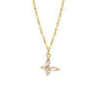 AEQEHVC Collar con dije de elefante con forma de cola de delfín, un hermoso y versátil collar para mujer que se puede llevar con cualquier estilo, adjustable, Zirconia cúbica