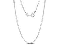 AEQEHVC Collar de cadena Figaro 925 para mujer, 1,7 mm de ancho, hermoso y versátil, se puede llevar con cualquier estilo