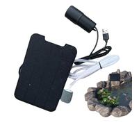 Aérateur Solaire De Bassin | Pompe à Air Pour Aquarium,Oxygénateur Pour Petit Aquarium,Pour Éleveurs Pêcheurs Cultivateurs Jardiniers Décorateurs Arrière-Cour Jardin Parc Été Camping
