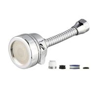 Aeratore per rubinetto da cucina,aeratore per lavello da | 6,5 pollici gorgogliatore a risparmio idrico girevole a 360 gradi | Ugello per rubinetto antispruzzo, 3 modalità, da cucina