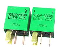AERBNYEQP 2 uds relés 95224-2D000 DC12V 20A 4PIN relé de Potencia Coche