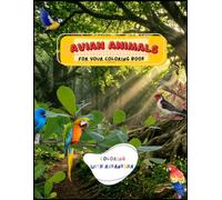 Aerial & Avian Animals Coloring Book for Kids Ages 3-8: Fun and Easy Birds, Butterflies, Bees, Bats, Dragonflies, and Flying Animals | Big Simple Designs for Toddlers, Preschoolers, and Young Kids