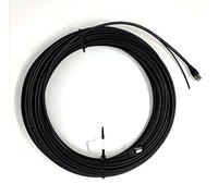 Aerial Cat5e - Cable de Ethernet Impermeable para Exteriores, Cabo de Rede (Cobre Puro y Blindado) (Conectores Instalados)