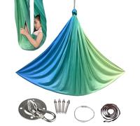 Aerial Silk - Arnés colgante acrobático | Hamaca de yoga, antientrenamiento, equipo de fitness aéreo, cinturón de inversión, banda de resistencia elástica, seda flotante, columpio sensorial para