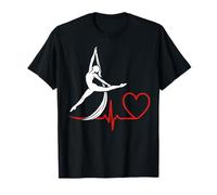 Aerial Silks Heartbeat Aerialist Aerial Yoga Circo Acróbata Camiseta