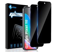 Aerku 2 Piezas Protector de Pantalla de Privacidad Cobertura Completo para Google Pixel 10, Dureza 9H Anti Espía Cristal Templado, [Sin Burbujas] Alta Sensibilidad