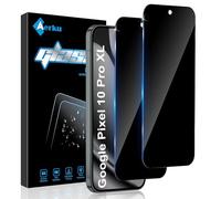 Aerku 2 Piezas Protector de Pantalla de Privacidad Cobertura Completo para Google Pixel 10 Pro XL, Dureza 9H Anti Espía Cristal Templado, [Sin Burbujas] Alta Sensibilidad