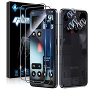 Aerku 2 Piezas Protector de Pantalla para Nothing Phone 3 con 2 Piezas Protector de Lente de Cámara, 9H 0.33MM HD Ultra Resistente Cristal Templado
