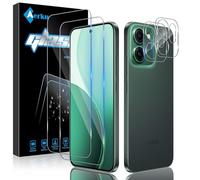Aerku 2 Piezas Protector de Pantalla para Oppo Reno 14F /Reno 14 F 5G /14 FS 5G con 2 Piezas Protector de Lente de Cámara, 0.33MM 9H HD Ultra Resistente Cristal Templado