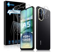 Aerku 2 Piezas Protector de Pantalla para Xiaomi Redmi A5 /Xiaomi Poco C71 con 2 Piezas Protector de Lente de Cámara, 0.33MM 9H HD Ultra Resistente Cristal Templado