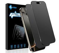 Aerku 2 Piezas Protector Pantalla Mate de Privacidad para iPhone 16 Pro 6,3", Antihuellas e Antideslumbrante Mate Pantalla Antiespia, Sin Burbujas Anti-Spy Cristal Vidrio Templado