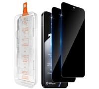 Aerku 2 protectores de pantalla de privacidad para Xiaomi 15T Pro/Xiaomi 15T para cristal blindado, montaje en coche, sin burbujas, cristal protector de pantalla de privacidad 9H, antihuellas, borde