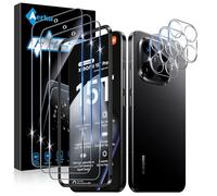 Aerku 3 Piezas Protector de Pantalla para Xiaomi Mi 15T Pro 5G con 3 Piezas Protector de Lente de Cámara, Dureza 9H Ultra Resistente Cristal Templado, Admite identificación de Huellas Dactilares