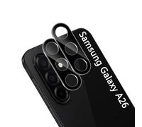 Aerku Cámara Trasera Lente Protector de Pantalla para Samsung Galaxy A26 5G [2 Piezas],HD Sin Burbujas Cristal Templado Cámara Protector [Transparente]