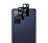 Aerku Cámara Trasera Lente Protector de Pantalla para Samsung Galaxy S20 FE 5G [2 Piezas],[Cobertura Completa] HD Sin Burbujas Cristal Templado Cámara Protector [Negro]
