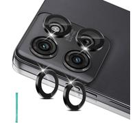Aerku Protector de Lente de Cámara para Motorola Moto G75 5G, Dureza 9H Cristal Templado Protector de Cámara, Resistente Anti-Arañazos Cristal Cámara Compatible con Todos Funda, Negro