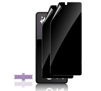 Aerku Protector de Pantalla de Privacidad para Samsung Galaxy Z Flip7 /Flip 7 5G [2 Piezas], Lámina Flexible de TPU, Sin Burbujas, Privacy Anti Espía Compatible Con Huella Dactilar