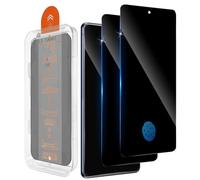 Aerku Protector de pantalla para Samsung Galaxy S20 Fe | 2 unidades [Instalación automática] Película de privacidad, cristal protector de privacidad extremadamente resistente a los