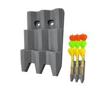 Aero Pin Wall Caddy - Soporte de dardos de seis ranuras, protector de punta de precisión, preservación de equipos, producto de exhibición atlética, accesorio de práctica en casa, pizarra estándar
