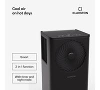 Aero Ring 9K aire acondicionado 9.000 BTU móvil y inteligente para máximo 31 m² con control por voz Klarstein