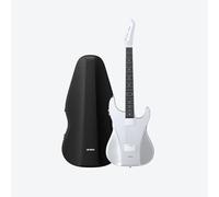 AeroBand Guitarra Eléctrica Acústica Sin Cuerdas, Innovadora Guitarra de Viaje para Principiantes, Entusiastas, Adultos, Regalo (blanca)