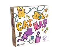 Aerobellum Games Cat Nap Super Deluxe Juego de Mesa de losetas | Para 1-2 jugadores, 30 min, 8+; colocación de losetas sobre tela e incluye 8 miniexpansiones.