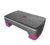 Aerobic Stepper - Höhenverstellbares Gerät | Rutschfeste Fitnessplattform | 45 cm, Entrenamiento, Home Gym, Sichere Trittfläche, Effektives Workout, Muskelaufbau, Kondition, Cardio, Sport Zubehör