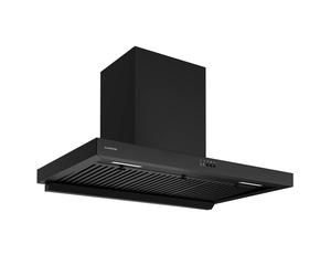AeroClean 603m³/h 90cm Campana Extractora de Pared Negro