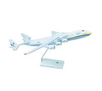 AeroClix Antonov AN-225 Mriya - Modelo de avión en escala 1/200 - 42 cm de longitud - Con soporte y caja de regalo - Empuja juntos en segundos, el avión más grande del mundo