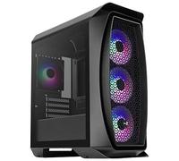 Aerocool AEROONEMINIFROST, caja PC Micro ATX, 4 ventiladores,2 paneles, negro