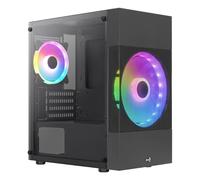 Aerocool atomiclite v1, caja gaming micro-atx, frontal mesh+2 ventilad