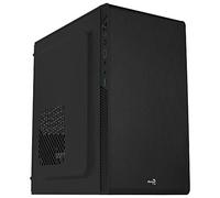 AeroCool CS106 Micro ATX PC Case Brushed Aluminium USB 3.0 Black Compact