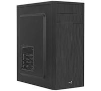 Aerocool CS1103, Caja de PC ATX, Aluminio Pulido, Ventilador Trasero 80mm