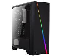 Aerocool cylon, caja ordenador atx, led rgb flow frontal + ventana lat