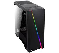 Aerocool cylon, caja ordenador atx, led rgb flow frontal + ventana lat