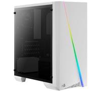 Aerocool Cylon Mini, caja PC Micro ATX blanco RGB 13, ventana, ventilador 8cm