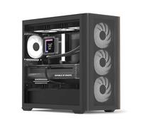 Caja Aerocool D301A Mini Torre Mesh RGB µATX Negro Hasta 410mm GPU/360mm RL