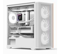 Caja Micro-ATX Aerocool D301A ARGB Vidrio Templado Blanco