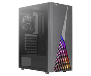 Aerocool Delta Cristal Templado RGB USB 3.0 Negra