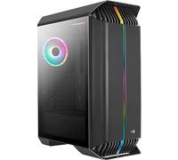 Aerocool Gladiator Duo, ARGB ATX Mid Tower Case, 3 x Duo 12 ARGB Fans, Tempered Glass Side Panel, Black